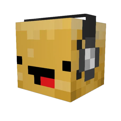 Mr_Batatis Minecraft avatar head, 3D render
