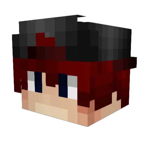 Mr_BeamGamer Minecraft avatar head, 3D render