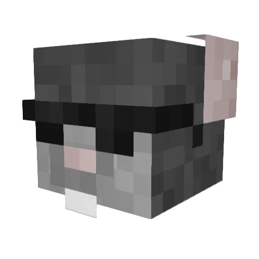 Mr_Beanish Minecraft avatar head, 3D render