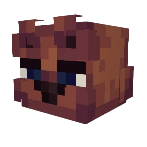 Mr_BearCub Minecraft avatar head, 3D render