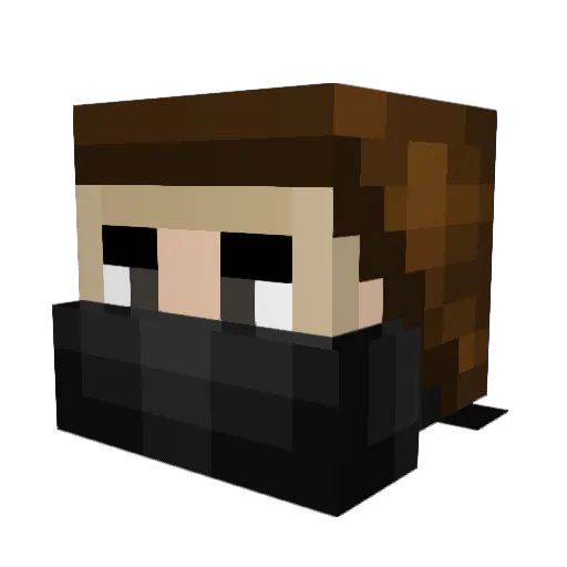 Mr_Bere Minecraft avatar head, 3D render