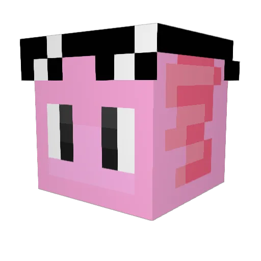 Mr_Blobman Minecraft avatar head, 3D render