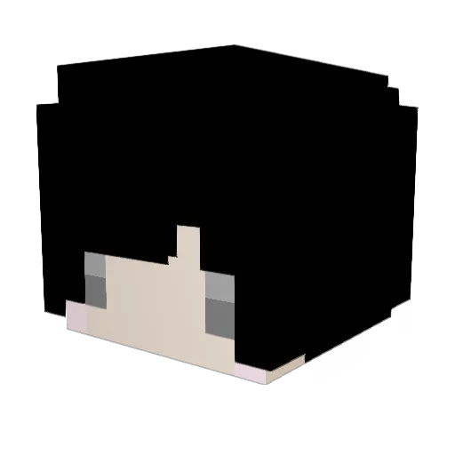 Mr_Bo_Bo Minecraft avatar head, 3D render