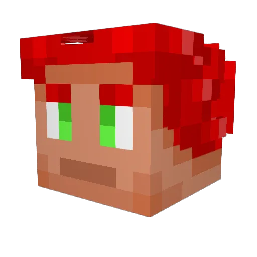 Mr_Bogey Minecraft avatar head, 3D render