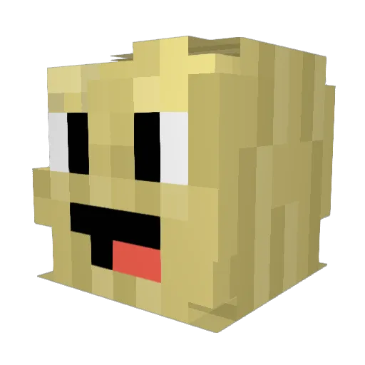Mr_Boonana992 Minecraft avatar head, 3D render