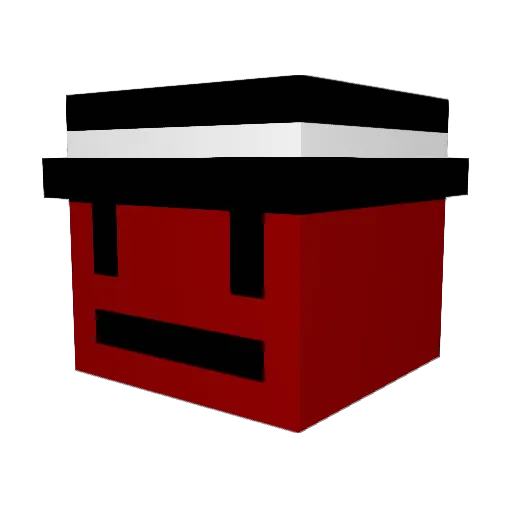 Mr_Brutus Minecraft avatar head, 3D render
