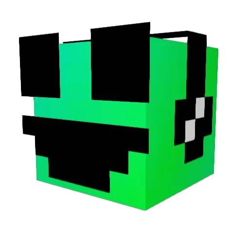 Mr_Bubblezy Minecraft avatar head, 3D render