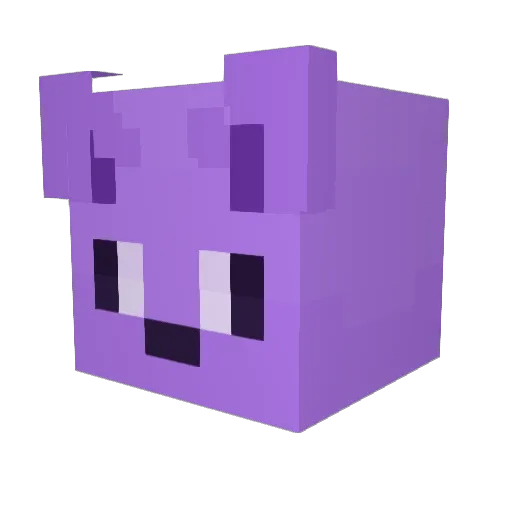 Mr_BunBun Minecraft avatar head, 3D render