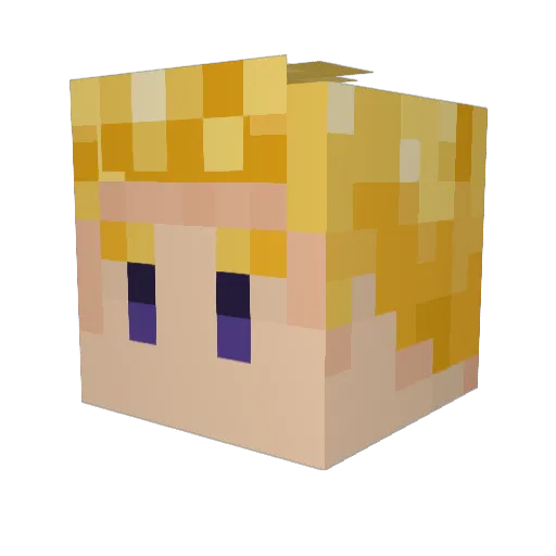 Mr_C_A Minecraft avatar head, 3D render