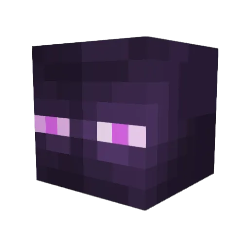 Mr_Calvino Minecraft avatar head, 3D render