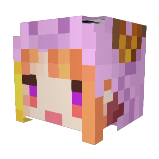 Mr_Chaiu Minecraft avatar head, 3D render