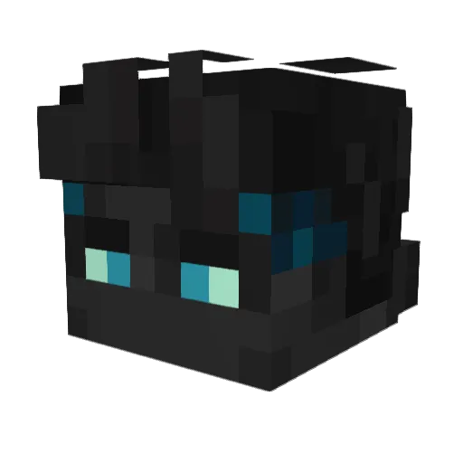 Mr_CheD_ Minecraft avatar head, 3D render
