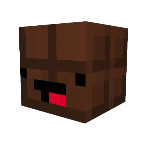 Mr_Chelou Minecraft avatar head, 3D render
