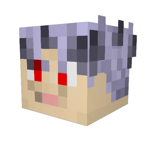 Mr_Chig Minecraft avatar head, 3D render