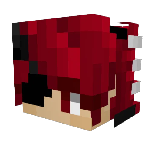 Mr_Chinazes Minecraft avatar head, 3D render