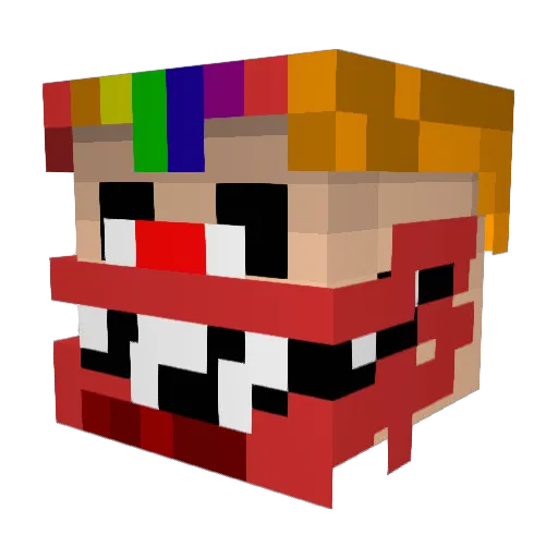 Mr_Chuckles_87 Minecraft avatar head, 3D render