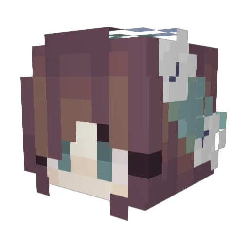 Mr_Claym0re Minecraft avatar head, 3D render