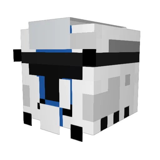 Mr_Coco666 Minecraft avatar head, 3D render