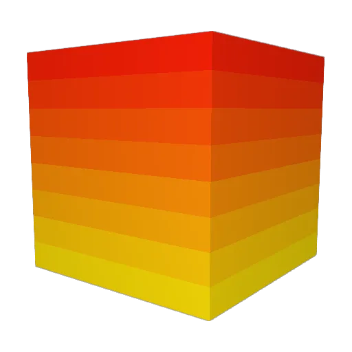 Mr_Colors Minecraft avatar head, 3D render