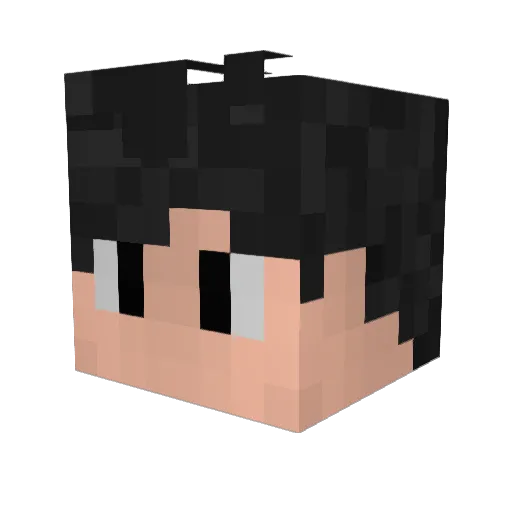 Mr_Comy Minecraft avatar head, 3D render
