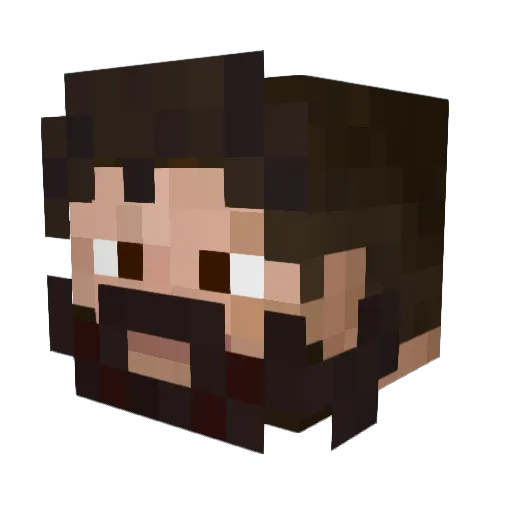 Mr_Coocoo Minecraft avatar head, 3D render