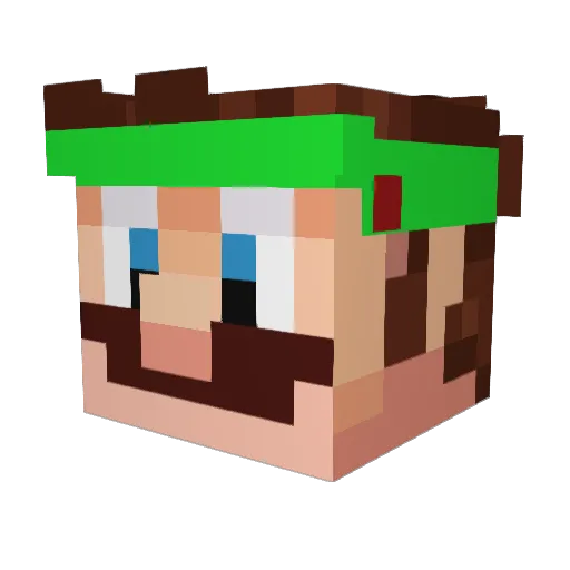 Mr_Cool_I_Guess Minecraft avatar head, 3D render