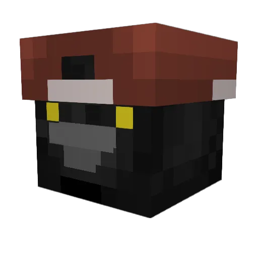 Mr_Crowley13 Minecraft avatar head, 3D render