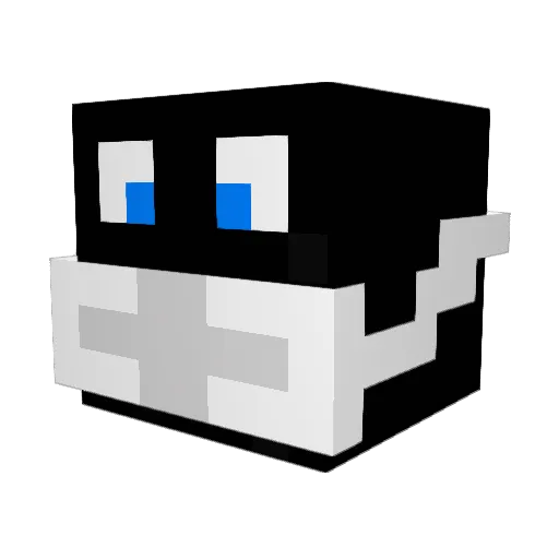 Mr_Cryshter Minecraft avatar head, 3D render