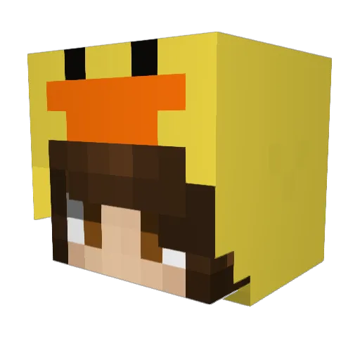 Mr_CukulataCan7 Minecraft avatar head, 3D render