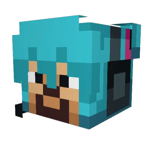 Mr_D0ver Minecraft avatar head, 3D render