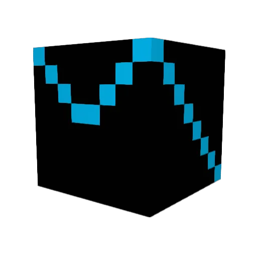 Mr_DGC Minecraft avatar head, 3D render