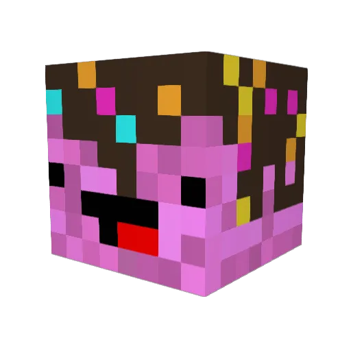 Mr_Dada Minecraft avatar head, 3D render