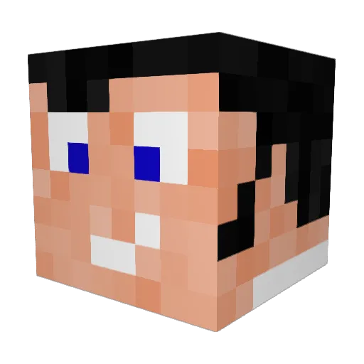 Mr_Dario Minecraft avatar head, 3D render