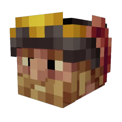 Mr_Days Minecraft avatar head, 3D render