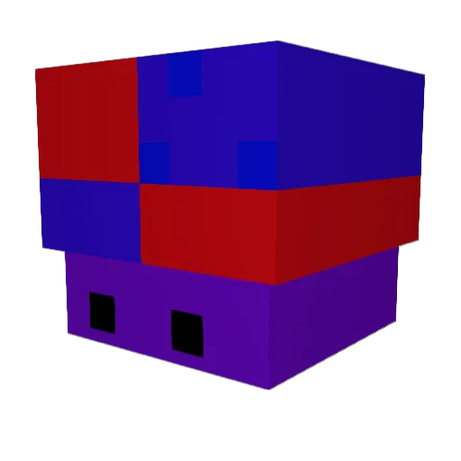 Mr_DeepMC Minecraft avatar head, 3D render