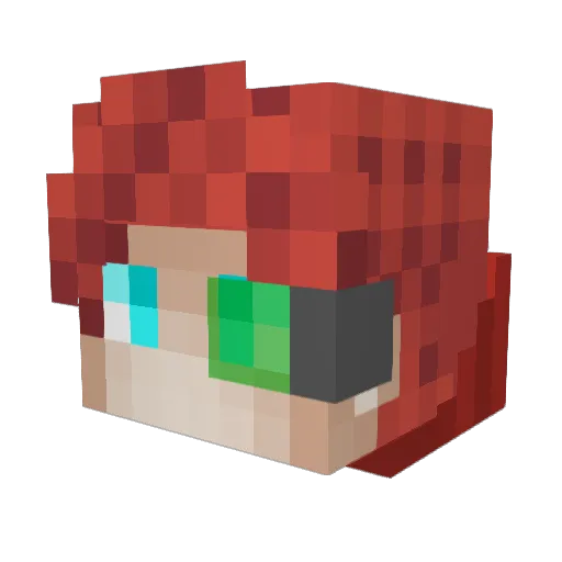 Mr_Deni Minecraft avatar head, 3D render