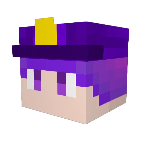 Mr_Derio Minecraft avatar head, 3D render