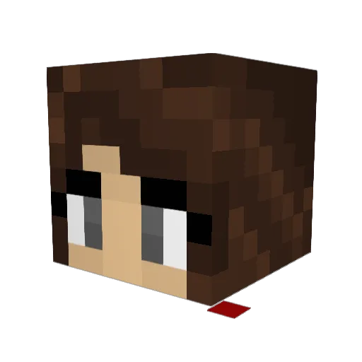 Mr_Deus101 Minecraft avatar head, 3D render