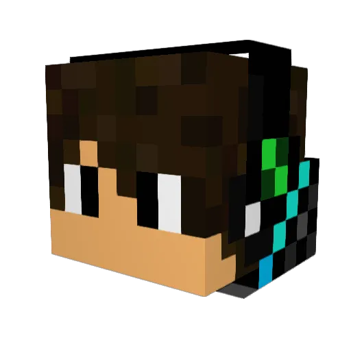 Mr_Deven Minecraft avatar head, 3D render