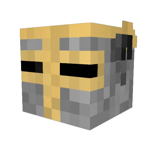 Mr_Dominator Minecraft avatar head, 3D render
