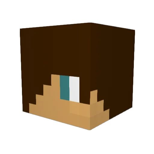 Mr_Dragon_HD Minecraft avatar head, 3D render
