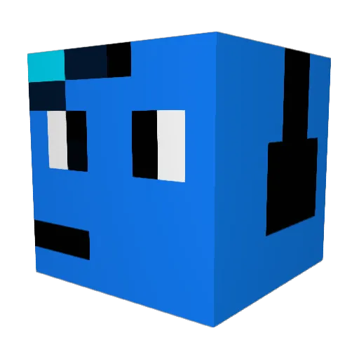 Mr_Duck73 Minecraft avatar head, 3D render