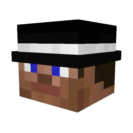Mr_Egor Minecraft avatar head, 3D render
