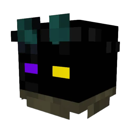 Mr_Ender_YT Minecraft avatar head, 3D render