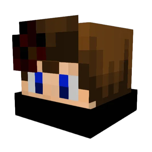 Mr_Error_404 Minecraft avatar head, 3D render