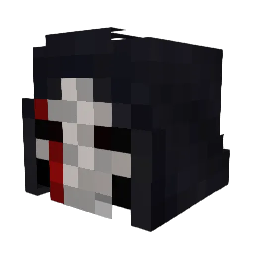 Mr_Evergarden Minecraft avatar head, 3D render