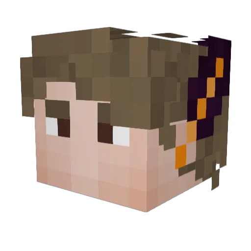 Mr_Fedora729 Minecraft avatar head, 3D render