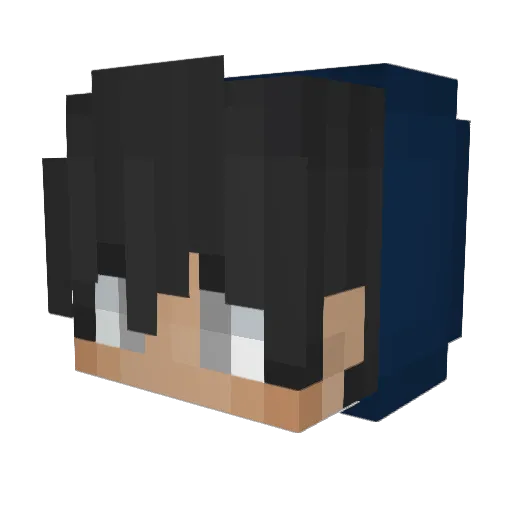 Mr_Fire_Monkey Minecraft avatar head, 3D render