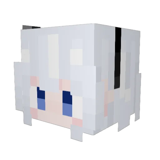 Mr_Fireworks Minecraft avatar head, 3D render