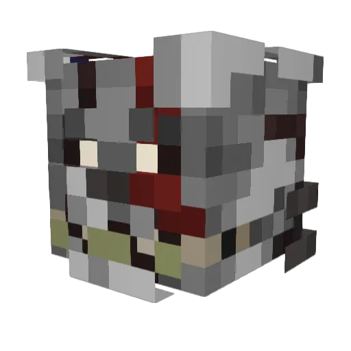 Mr_Fish11 Minecraft avatar head, 3D render